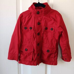 Baker by Ted Baker Children's Red Windbreaker Jacket Size 3Y/3T